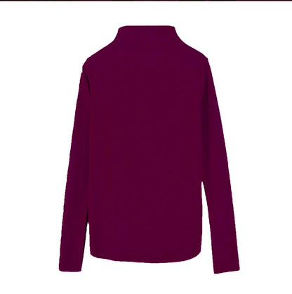 Women's Black White BottomTopS T-shirt Long Sleeves