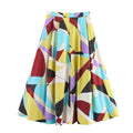 Women's Skirts Summer 2025 New Print Elegant Women's High Waist Skirts Chic Casual Joker Summer Travel Youth Skirts