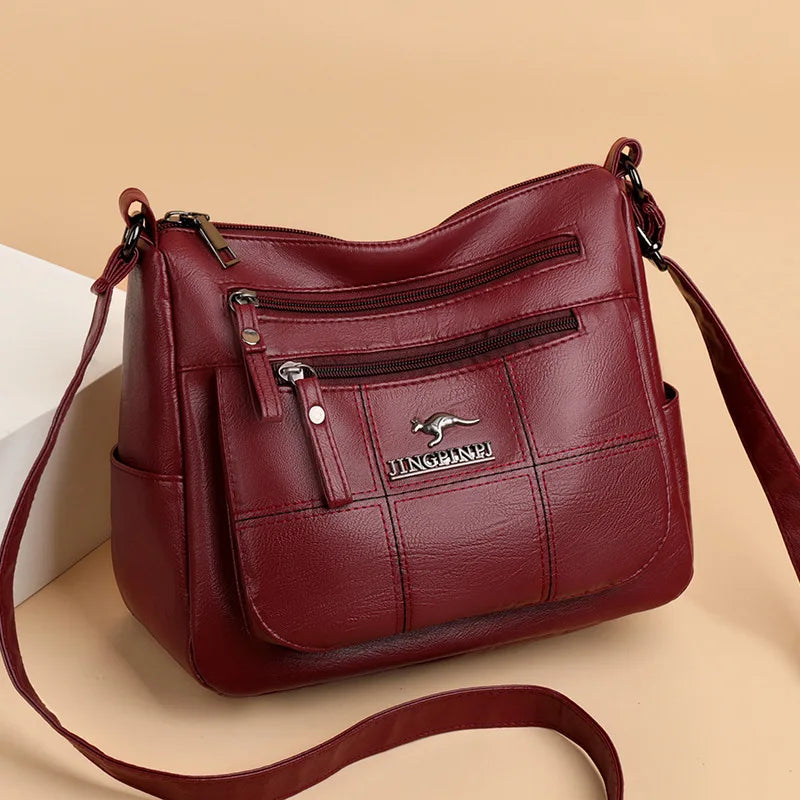 Handbag for Ladies 2025 Women's Crossbody Bag New Multi-layer Mother's Bag Large Capacity Shoulder Messenger Purse Foreign Trade