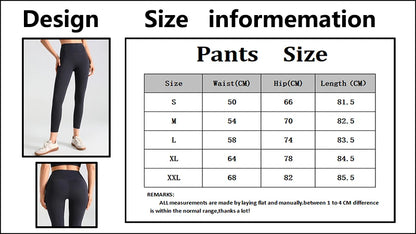 Women's Yoga Pants Gym Leggings Lady's Girl Fitness Soft touch Tights High Waist Elastic Breathable No T Line Sports Pants