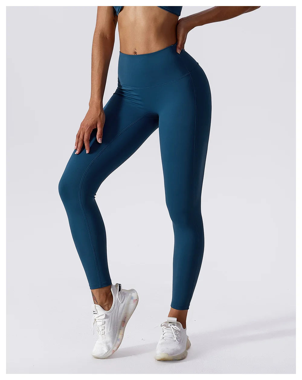 Women's Yoga Pants Nude Feeling Running Speed Dry Buttock Lifting Fitness Pants High Waist Tight Gym Push-Up Sweat Pants