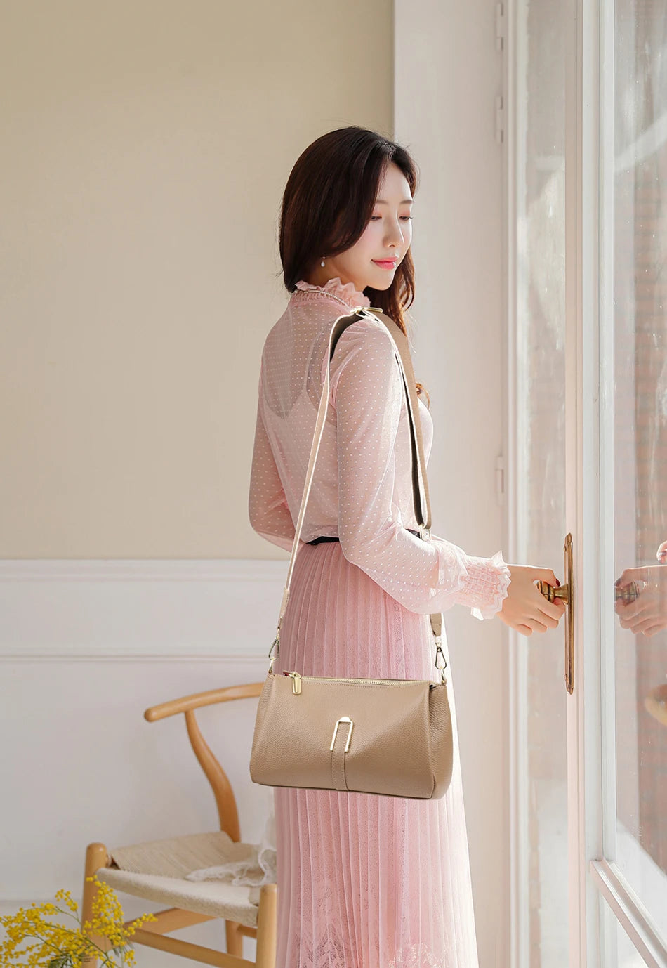 Women's Bag Handbag Fashion Female Messenger Phone Bag 2024 Luxury Cow Leather Women Shoulder Crossbody Bag