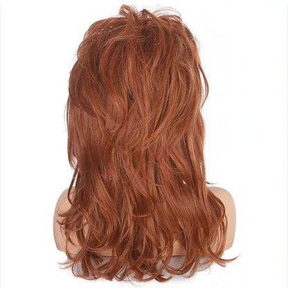 HAIRJOY 80s Women Peggy Bundy Beehive Wig Long Wavy Synthetic Hair Wigs for Married Housewife Vintage Costume Cosplay Halloween