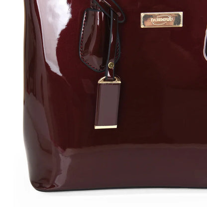 Women Handbags High Quality Patent Leather Women's Bag Fashion Shoulder bag Luxury Tote bag+card package Designer Messenger Bags