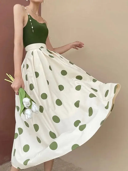 Skirts for Women Chic and Elegant High Waist New In Woman Skirt Clothing Trend 2024 Y2k Vintage A Line Casual Modest Streetwear