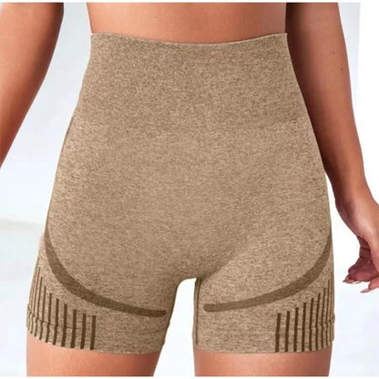 Women Yoga Shorts High Waisted and Hip Lifting Yoga Pants Outdoor Running Fitness Shorts Breathable Quick-dry Sportswear Pants