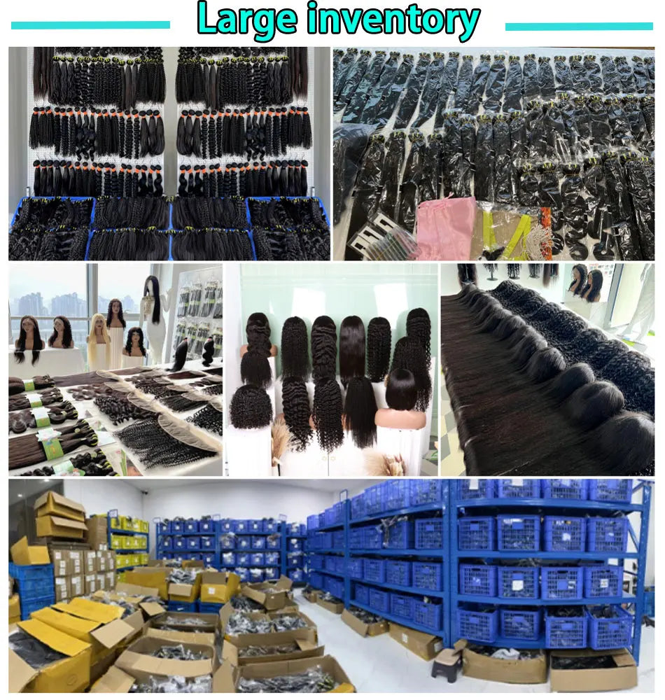 Natural Wave Hair 1/3/4 Bundles Deal 100% Virgin Raw Human Hair Weave Extension Double Wefts Can Be Colored Dyed 10-30Inch