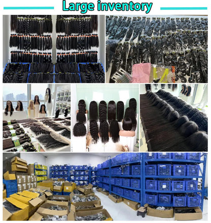 Natural Wave Hair 1/3/4 Bundles Deal 100% Virgin Raw Human Hair Weave Extension Double Wefts Can Be Colored Dyed 10-30Inch