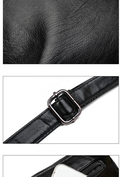 Women Mother Bag Middle-aged Elderly Shoulder Messenger Crossbody Bag Purses Handbags Bolsa 3 Zippers Luxury Design