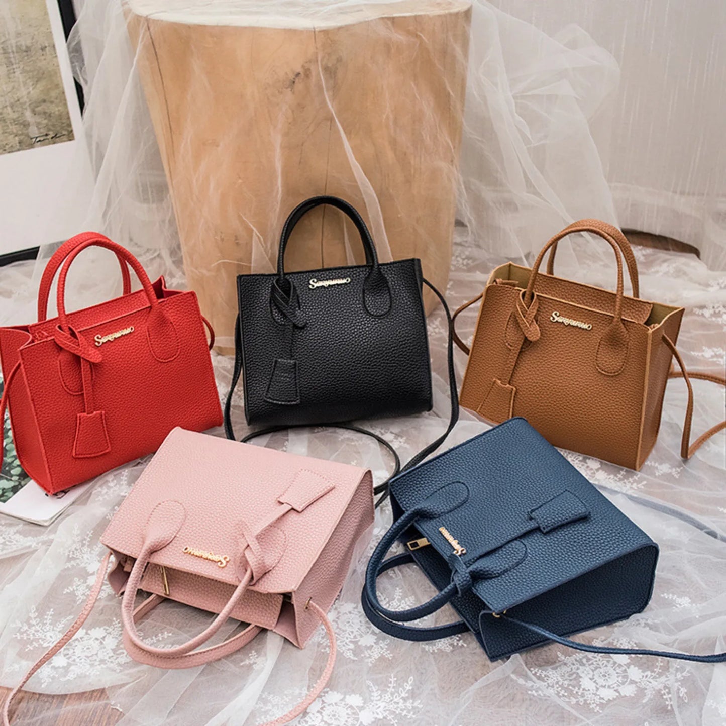 Women's Tote Bag Versatile Large Capacity Ladies Shoulder Bag Casual Pu Leather Crossbody Bags Fashion Handbags