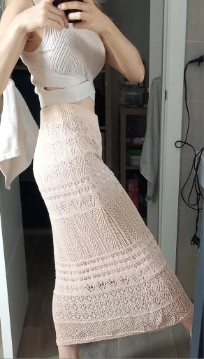 Women Skirt Summer Long Skirts Midi High Waist Girls Solid Vintage Skrits Sexy A Line Harajuku Skirt Y2k Kawaii Lace Pleated