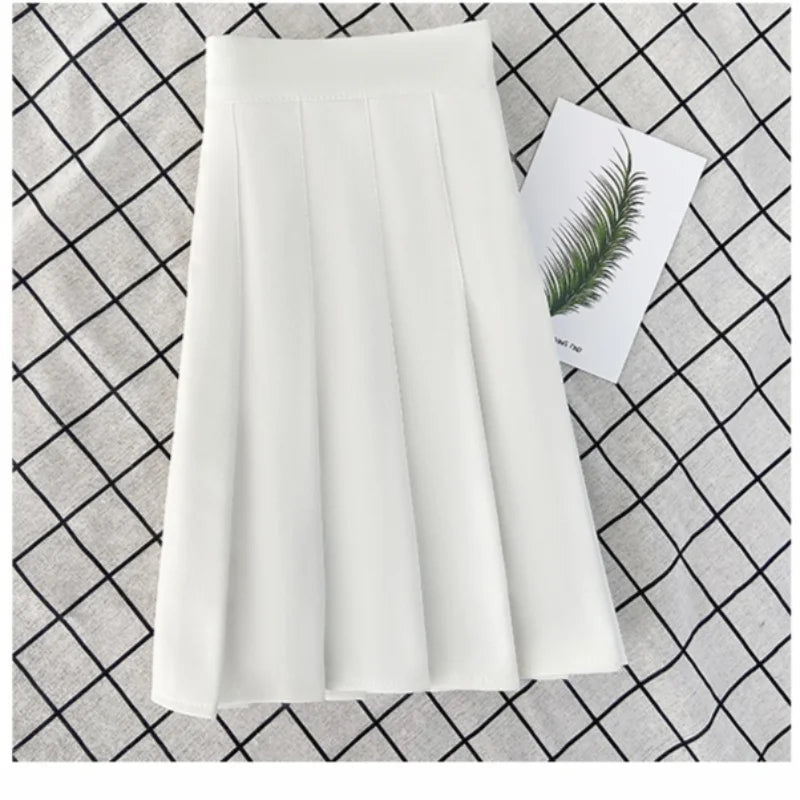 Women's Skirt Fashion Summer  High Waist Black a Line Mini Pleated Short  Skirts for School Girls Korean Style Ladies  Clothing