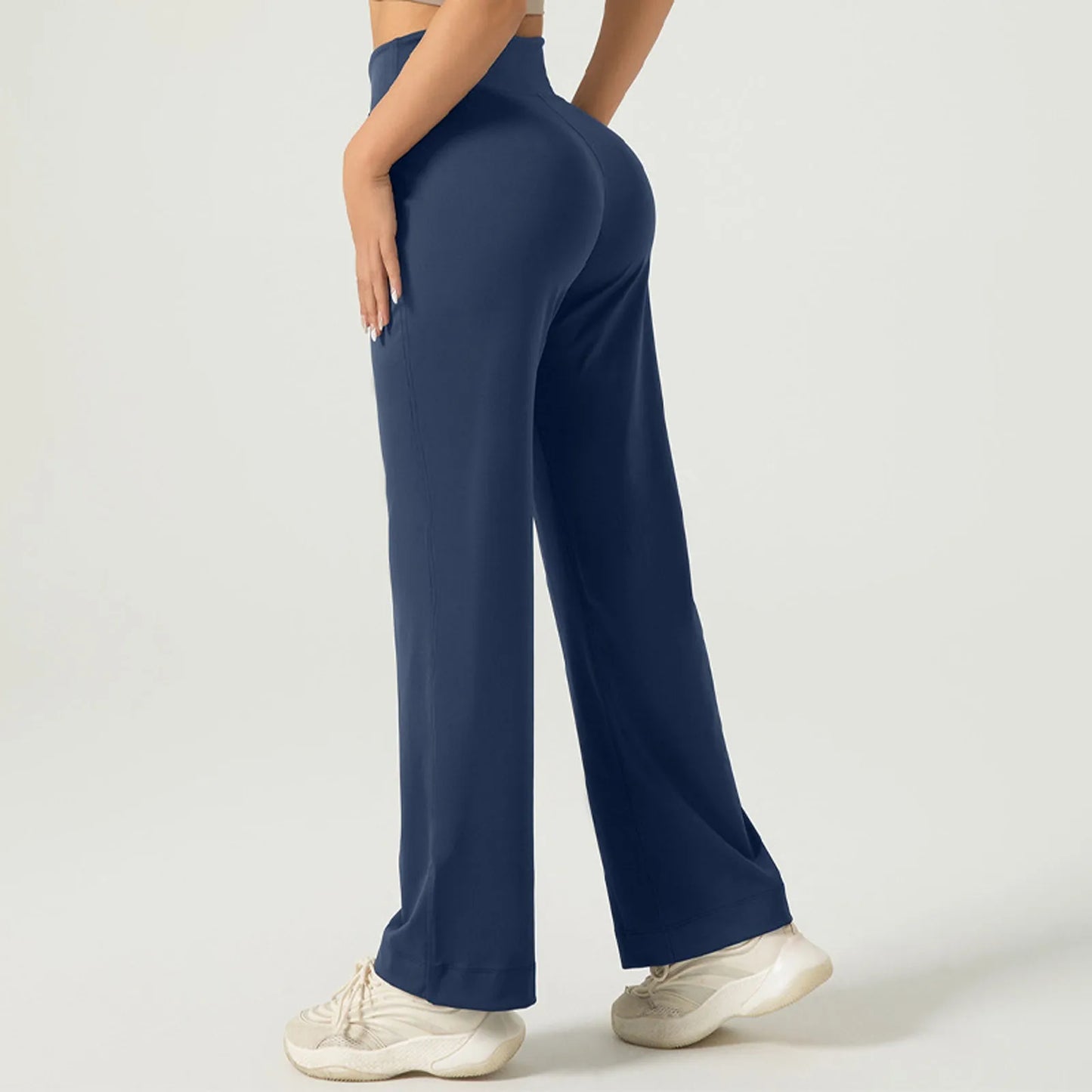 Womens Yoga Pants Wide Leg Pants With Pockets Casual Trousers Elastic Waist Sweatpants Pant for Women Women’s Pants Women’s Pant