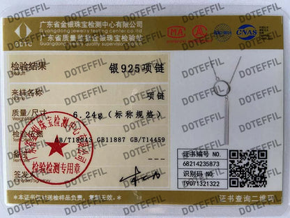 New 925 Sterling Silver Necklace for Women Jewelry 18 Inches Creative Round Pendant Fashion Christmas Gifts Wedding