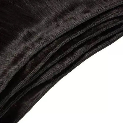 Ali Queen Double Drawn Hair Bundles Straight Human Hair Bundles Virgin Hair Weave For Women Indian 100% Human Hair Extensions