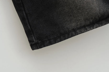 Mini skirts for women high waisted denim skirt black distressed jeans skirts womens 2024 Summer clothes blue jean skirts ripped