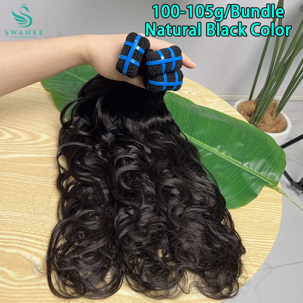 Natural Wave Hair 1/3/4 Bundles Deal 100% Virgin Raw Human Hair Weave Extension Double Wefts Can Be Colored Dyed 10-30Inch