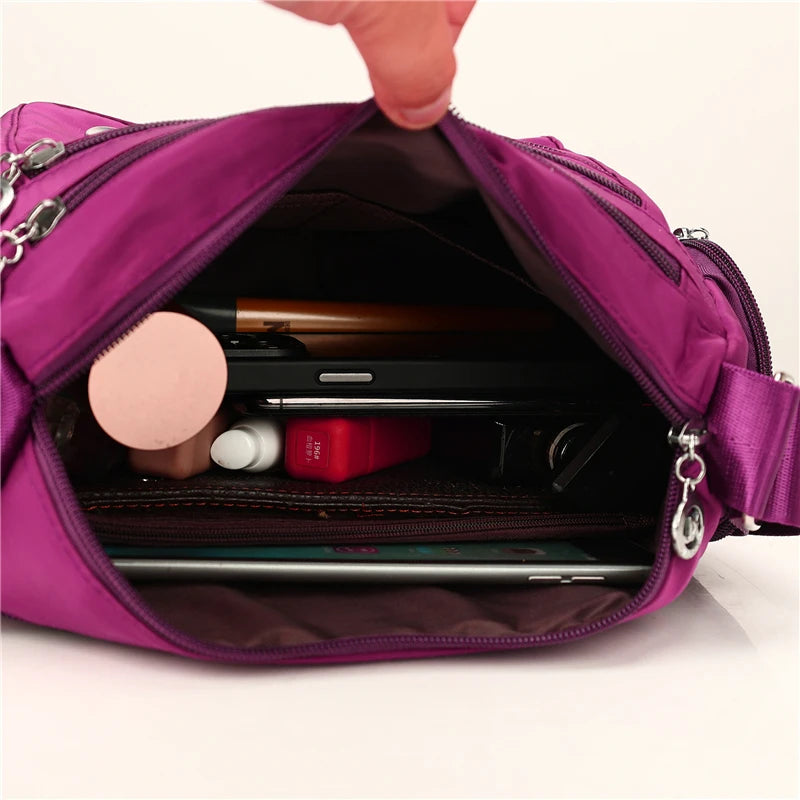 New Women Bag Nylon Waterproof Messenger Bags For Lady Crossbody Shoulder Bag Casual Handbags High Quality Multifunctional