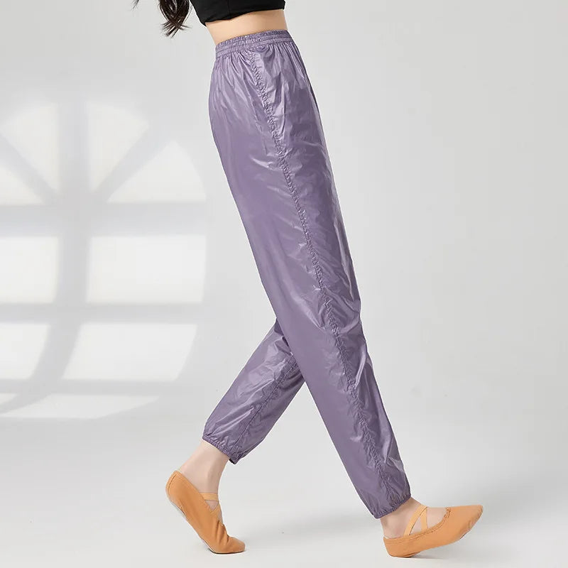 Ballet Pants Woman Yoga Leggings Fitness Yoga Pants Girls Sport Pants Dance Pants Nylon Dance Warm Up Fitness Pants Women