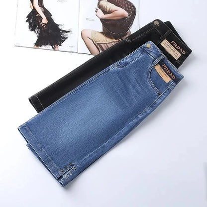 Women's Denim Skirts Spring Summer High-waisted Jeans Skirts Streetwear Female Sexy Sheath Skirts Fashion Split Retro Skirts