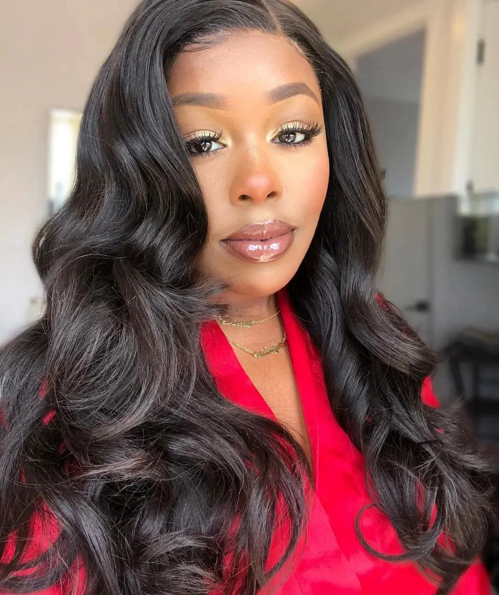 Human Hair Bundles Weave Brazilian Hair Bundles Loose Body Wave 3/4 Bundles Weft Virgin Raw Remy Hair Extensions For Women 28"