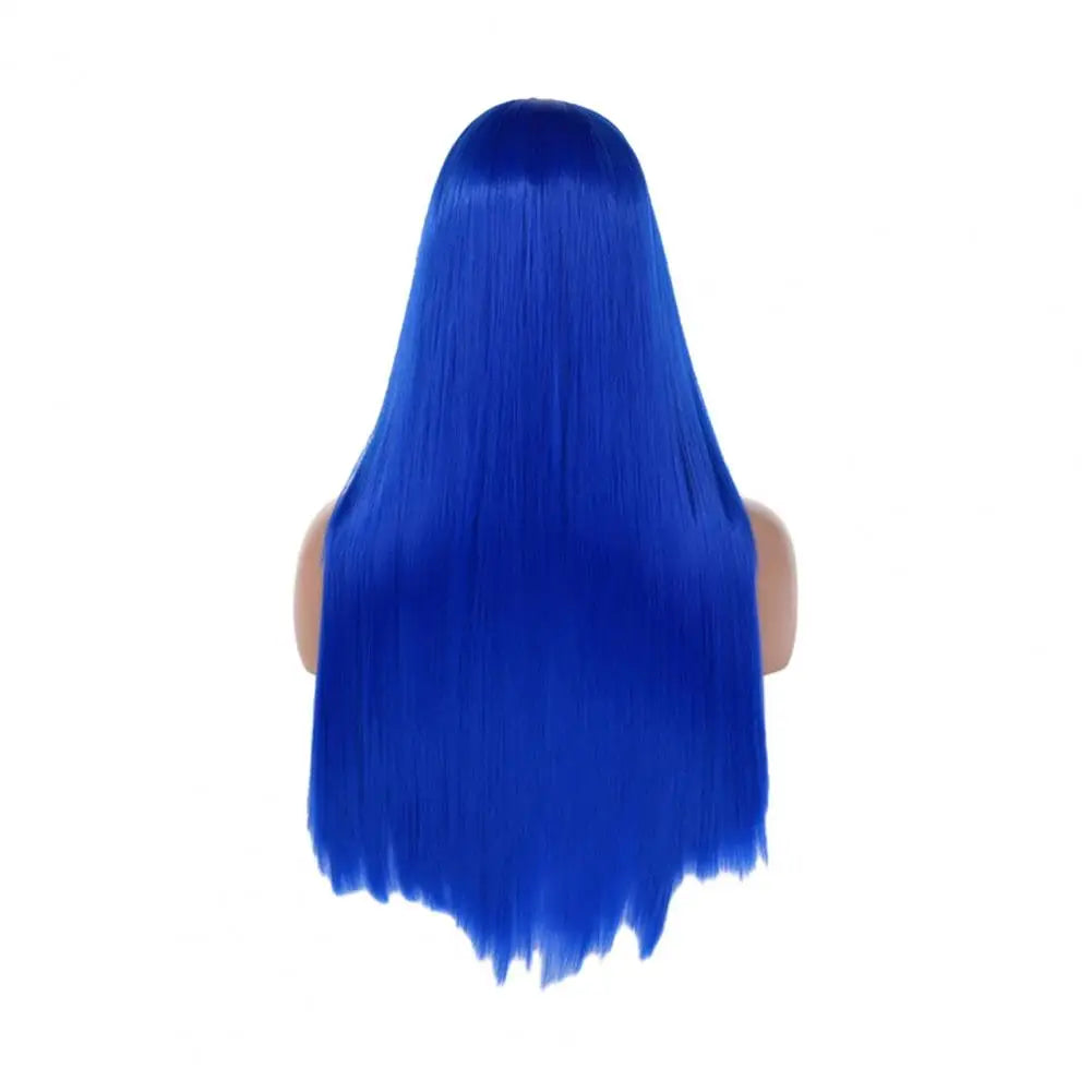 I's a wig Synthetic Blonde Wigs Long Straight Wigs with Bangs for White Black Women Red Pink Black Brown Daily Use Cosplay Wigs