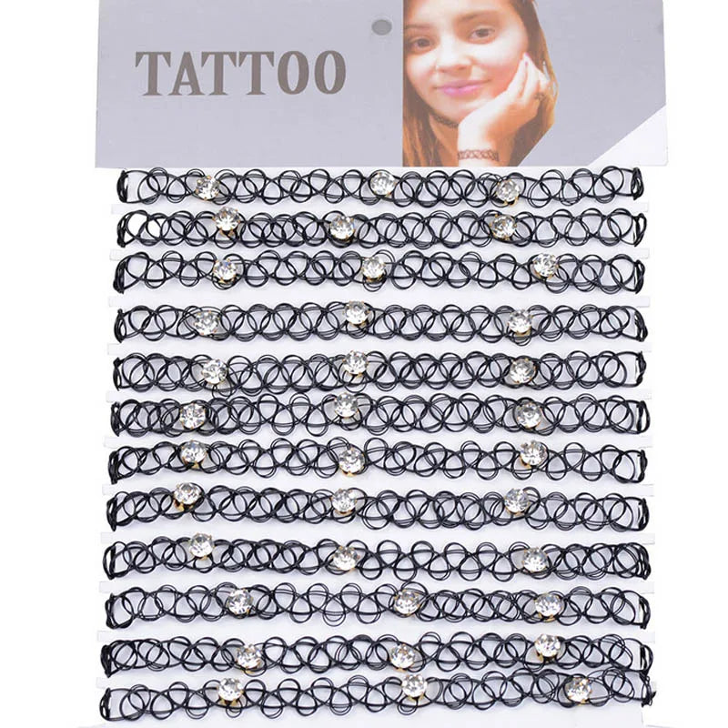 Lace Chokers Necklaces for Women Girls Ladies Vintage Flower Bead Circles Neck Jewelry Colourful Sexy Pink Black Fashion Velvet