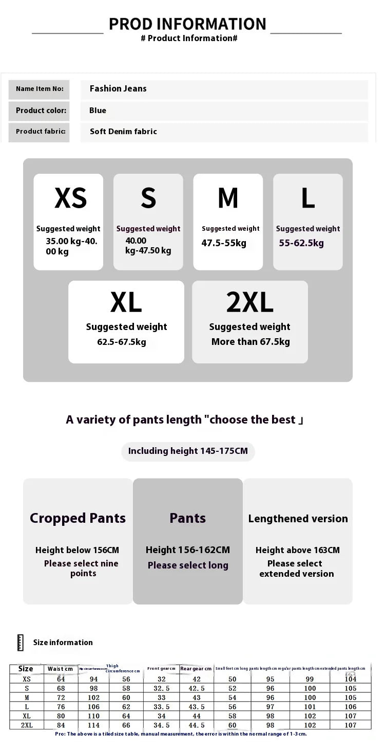 Women's New Jeans Dark Blue Wide Leg Loose Jeans Female Spring and Fall New High-Waisted Loose Straight Jeans Wide Leg Pants