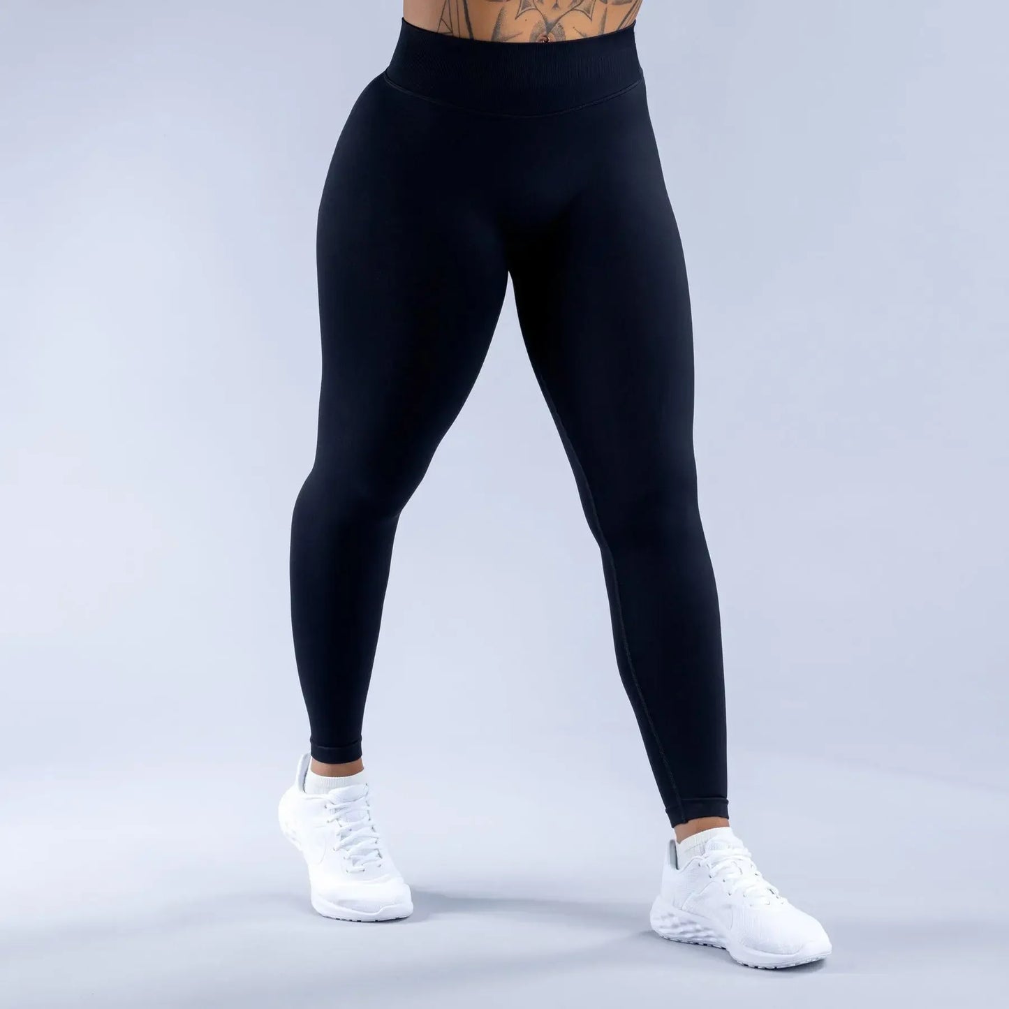 Yoga Pants Impact Leggings Women High Stretch Low Ribbed Band Seamless Scrunch Gym Leggings Fitness Sweat Wicking Workout Tights