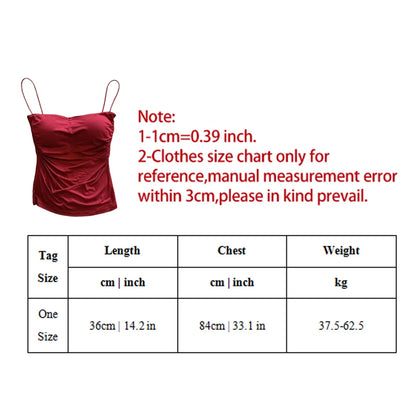 Sleeveless Tees Tank Tops For Women Camisole Vest Cropped Top Slim Fit Solid Color Spaghetti Strap Built In Bra Women Clothes