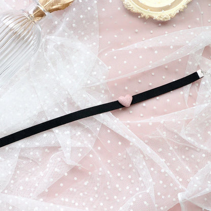 Black Choker Necklace For Women Elegant Lace Velvet Stretch Chain Gothic Flower Short Clavicle Neck Cord Aesthetic Jewelry Gift