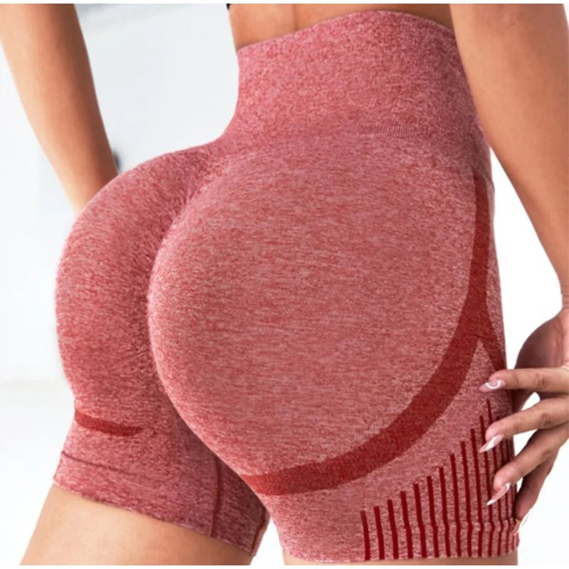 Women Yoga Shorts High Waisted and Hip Lifting Yoga Pants Outdoor Running Fitness Shorts Breathable Quick-dry Sportswear Pants