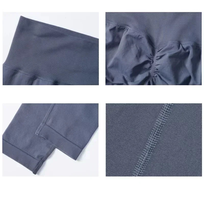 Pilates Stretch Yoga Pants Seamless Fitness Pants Yoga Pants Women's Impact Pants Sports Pants Peach Hip Leggings