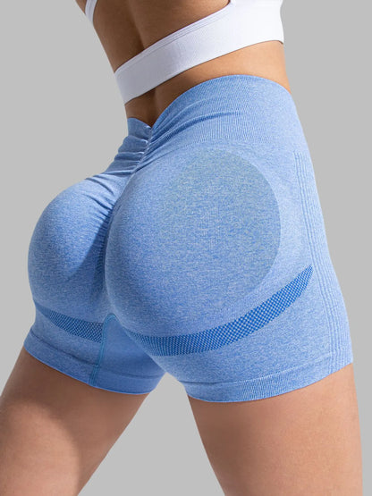 High-Waisted Hip-Lifting Yoga Pants for Women, Running Bare Sensation Breathable Fitness Pants Outer Wear Leggings, Tight Shorts