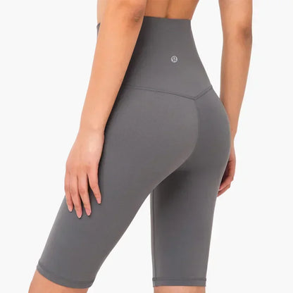 Five Yoga Pants Women Skinny High Waisted Hip Lifting Fitness Yoga Shorts