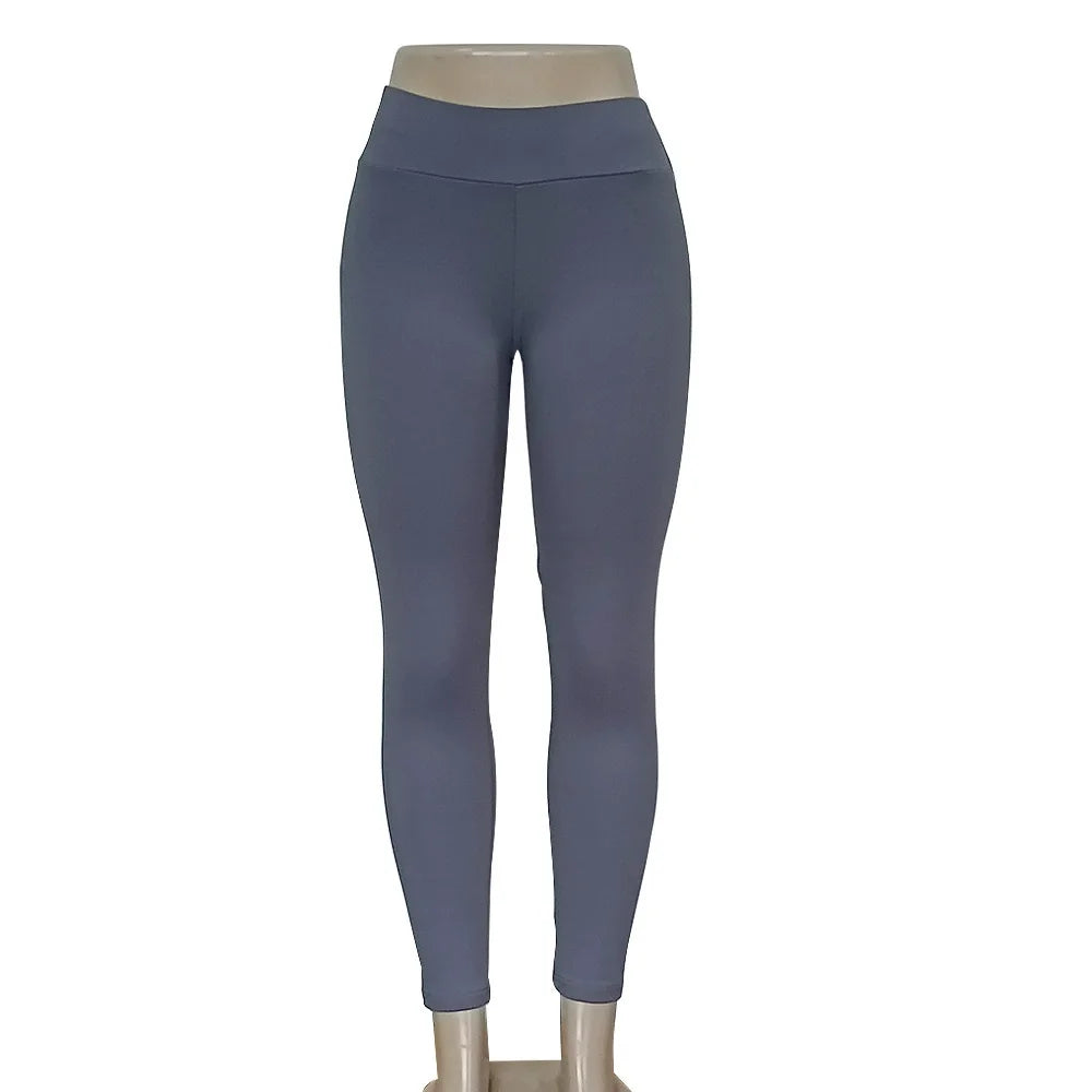 Women Sports Yoga Pants Push Up Impact Leggings High Waist Tummy Control  Fitness Workout wear Scrunch Bum Tights Gym