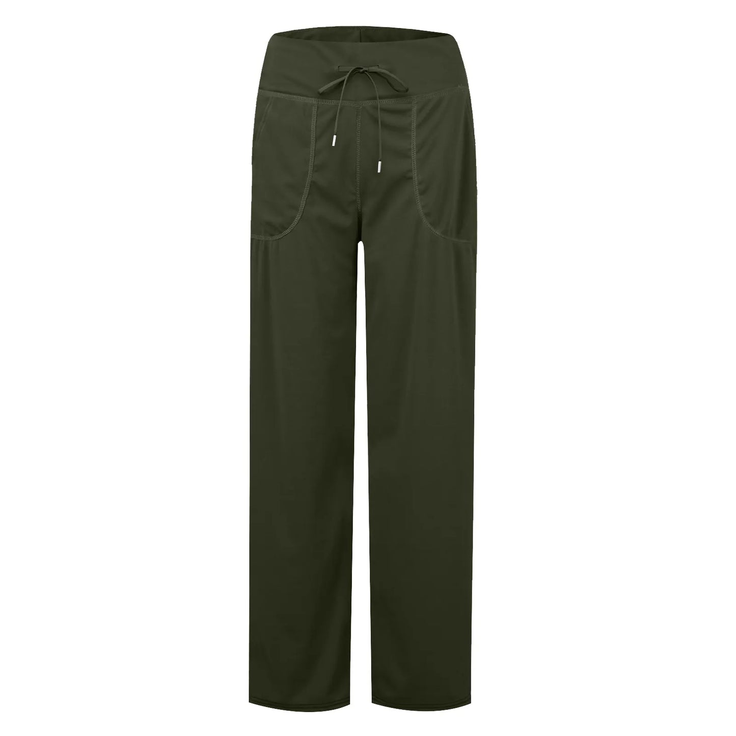 Wide Leg Pants For Women Yoga Pants High Waist Sweatpants With Pockets Stretch Pants Comfy Workout Sports Sweatpants