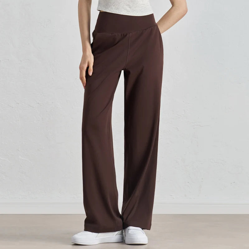 Yoga Pants Women Wide Leg Pants High Waist Stretch Dress Casual Sweatpants Tummy Control Bootcut Workout Lounge Pants Vitalinovo