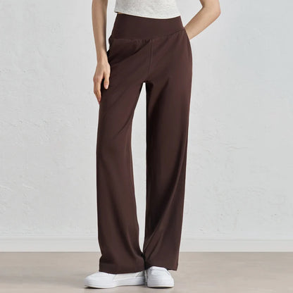 Yoga Pants Women Wide Leg Pants High Waist Stretch Dress Casual Sweatpants Tummy Control Bootcut Workout Lounge Pants Vitalinovo