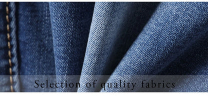 Woman's Jeans Black Denim Pants Ladies Cropped Trousers Skinny  Knee Length Jeans Women Elastic High Waist Mom Jeans Oversize