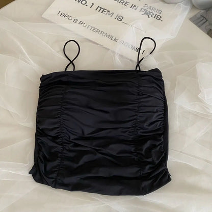 Women Crop Tops Sexy Tank Top For Lady Summer Tube Tops With Cups Female Underwear Lingerie Woman Clothing Girls Camisole Vest