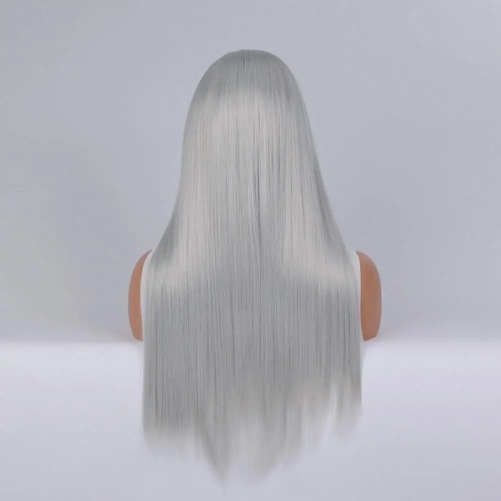 I's a wig Synthetic Blonde Wigs Long Straight Wigs with Bangs for White Black Women Red Pink Black Brown Daily Use Cosplay Wigs