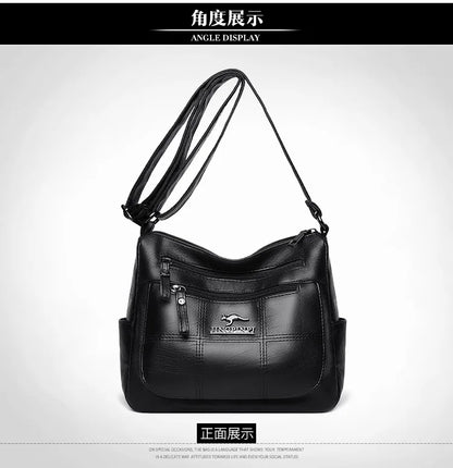 Handbag for Ladies 2025 Women's Crossbody Bag New Multi-layer Mother's Bag Large Capacity Shoulder Messenger Purse Foreign Trade