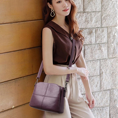 Women's Bags Retro Design Crossbody Bag Trend Quality PU Leather Bucket Shoulder Bags Small Handbags for Women