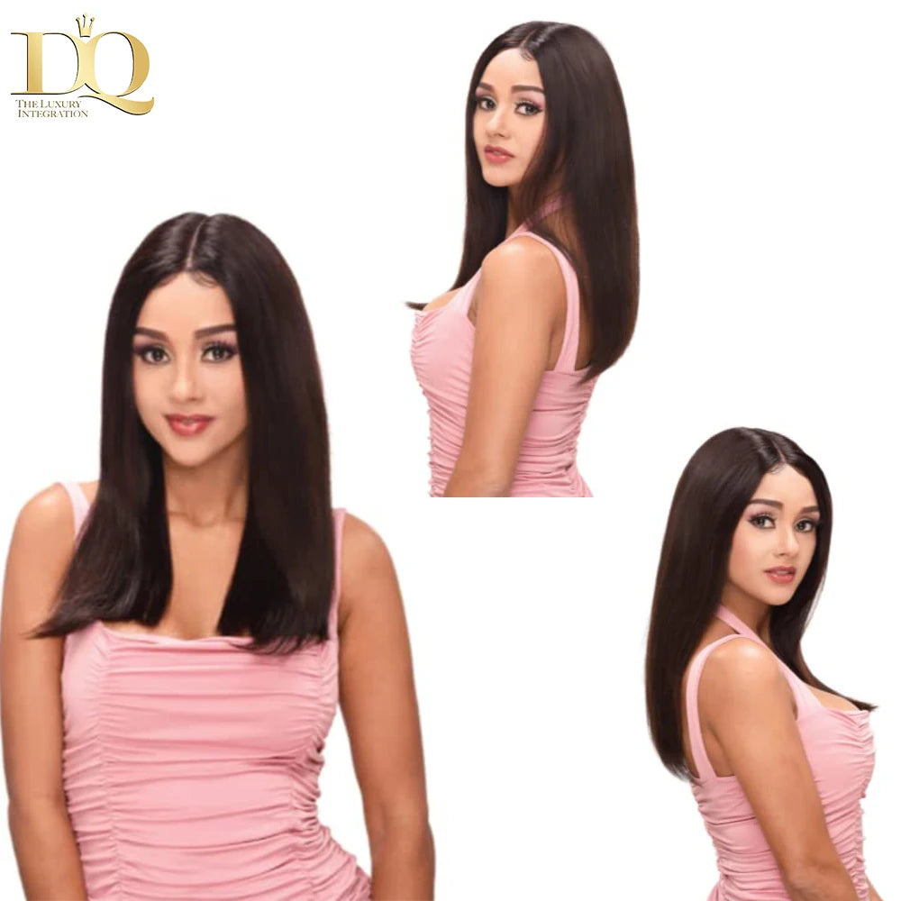 Glueless wigs Wear & Go Lace Front Human Hair Wigs For Women 8-18 Inch Brazilian Straight Short Bob 13X4  Lace Frontal Real Wig
