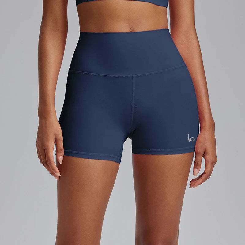 2025 Women's Yoga High Waist Tight Hip Lift Yoga Shorts Training Running Fitness Pants Quick-drying Three-point Pants