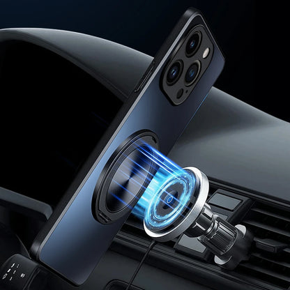 Magnetic Case for Nothing Phone 3A Pro Matte Shockproof Hard Bumper Stand Holder Cover Cases for Nothing Phone 3A 2A CMF Phone 1