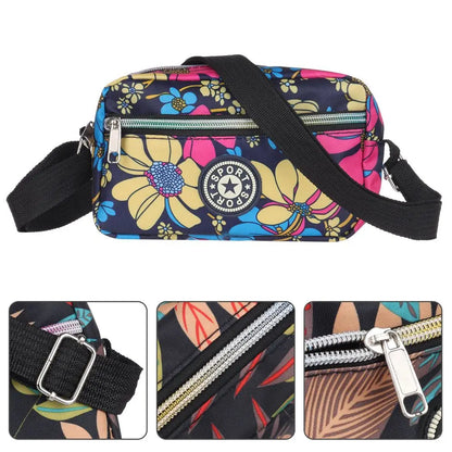 Women Shoulder Bag Feminina Square Handbags Casual Tote Crossbody Fashion Nylon Shopping Messenger Bag Purse