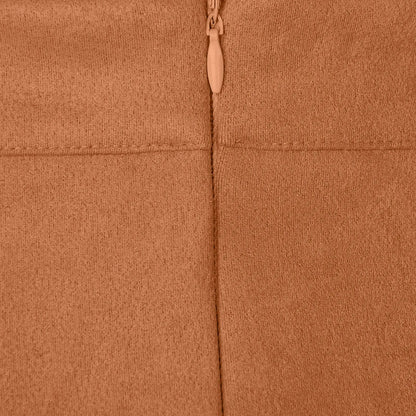 Skirts For Woman Women'S High Waist Faux Suede Side Split Short Skirt Roupas Femininas Traf Women 2024 Faldas  Mujeres New