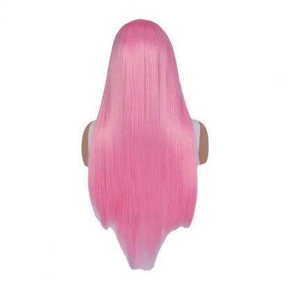 I's a wig Synthetic Blonde Wigs Long Straight Wigs with Bangs for White Black Women Red Pink Black Brown Daily Use Cosplay Wigs